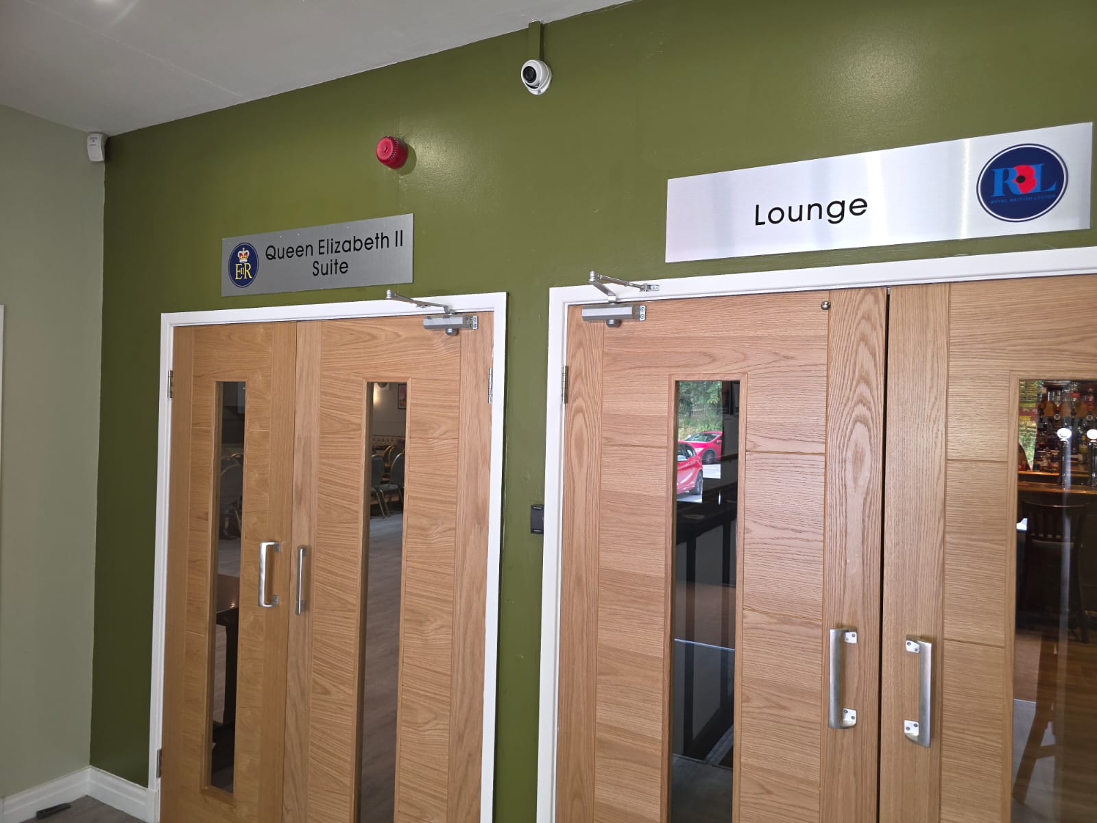 Entrance to the Queen Elizabeth II Suite and Lounge