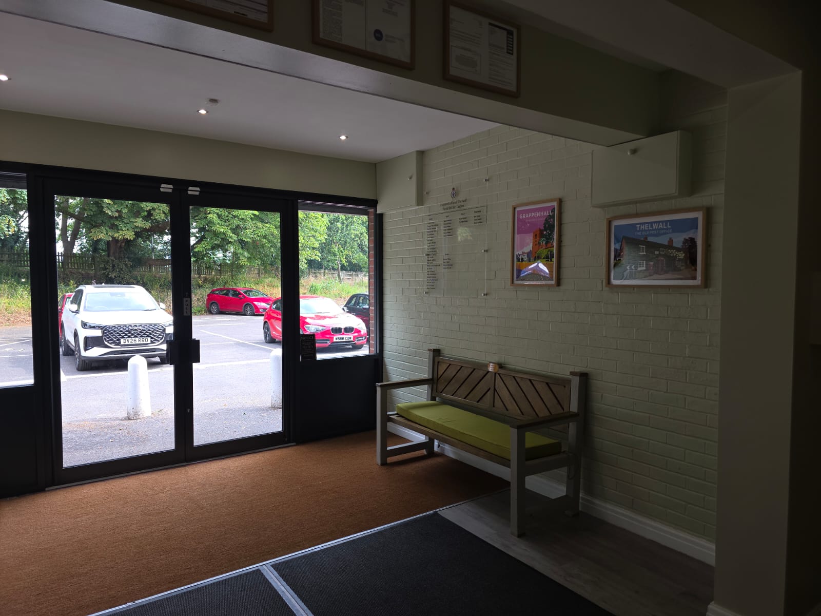 Club entrance foyer